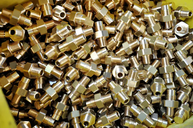 Brass material precision components