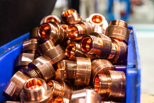 Copper electrical components